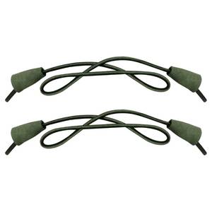 lot 31155 image: Endoto Shoelaces for Hey Dude Elastic Strings Replacement Laces Shoes(ColorArmy Green,Size11Inch)