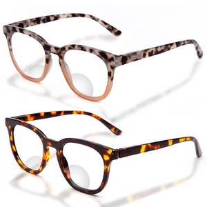 lot 31165 image: LianSan Bifocal Reading Glasses for Women with Spring Hinge Ladies Stylish Top Clear Blue Light Blocking Readers,12031 B-TTPK 1.75