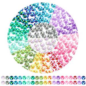 lot 31206 image: Prasacco 4000 Pieces 20 Colors Diamond Beads, 5D Diamond Accessories and Tools DIY Round Diamond Drills Diamond Art Beads for Craft Bead Art or Nails Art