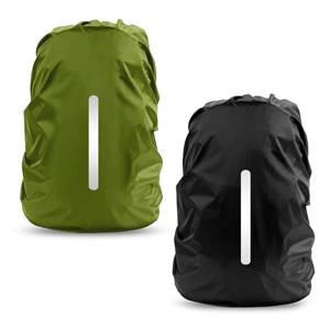 lot 31212 image: LAMA 2 Pack Waterproof Rain Cover for Backpack, Reflective Rucksack Rain Cover for Anti-dustAnti-TheftBicyclingHikingCampingTravelingOutdoor Activities