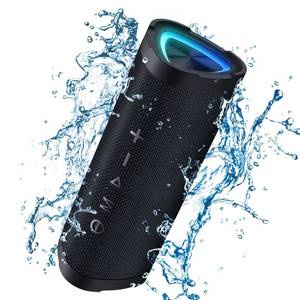 lot 31214 image: Vanzon Bluetooth Speakers V40 Portable Wireless Speaker V5.0 with 24W Loud Stereo Sound, TWS, 24H Playtime & IPX7 Waterproof, Suitable for Travel, Home and Outdoors-Black