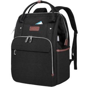 lot 31276 image: VANKEAN Laptop Backpack for Women Men 15.6-16.2 Inch Stylish Computer Work Backpack, Waterproof College Casual Daypack Business Travel Backpacks with USB Port & RFID Blocking, Black