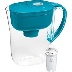 lot 31379 image: Brita Metro Water Filter Pitcher, BPA-Free Water Pitcher, Replaces 1,800 Plastic Water Bottles a Year, Lasts Two Months or 40 Gallons, Includes 1 Filter, Kitchen Accessories, Small - 6-Cup Capacity