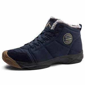 lot 31385 image: UPSOLO Mens Ankle Booties Backpacking Mountaineering Shoes Water Resistant Anti-Slip Outdoor Trekking Casual Walking Lightweight Sneakers(6118 Blue 41)