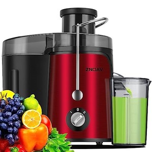 lot 31386 image: Juicer Machine, 600W Juicer with 3.5 Wide Chute for Whole Fruits and Veg, Juice Extractor with 3 Speeds, BPA Free, Easy to Clean, Compact Centrifugal Juicer Anti-drip