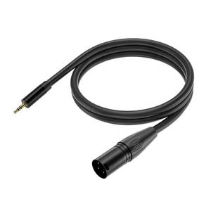 lot 31413 image: Yinker 3.5mm to XLR Cable 5FT, 18 Inch TRS to XLR Male Microphone Cable, XLR to 18 3.5mm Mic Cord