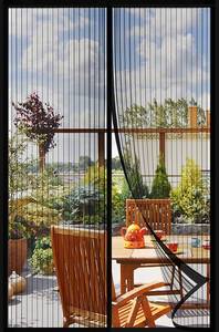 lot 31442 image: Magnetic Screen Door, Heavy Duty Door Screen Magnetic Closure Keep Bugs Out,Pet &amp Kid Friendly - Hands Free Door Screen Fit Door Size 34 x 96 Inches Black