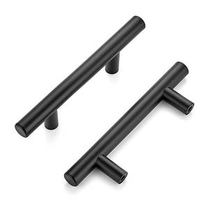 lot 31463 image: Ravinte 20 Pack  5 Cabinet Pulls Matte Black Stainless Steel Kitchen Drawer Pulls Cupboard Pulls Cabinet Handles 5Length with 3 Hole Center