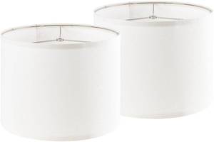 lot 31529 image: Imperial Lamp Shade 1 each White Bell 5.9 Top x 13.4 Bottom x 10.6 High(Spider) Medium Traditional Lampshade for Table and Bedside Lamp - By PAPAYA