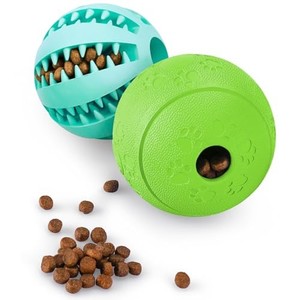 lot 31635 image: HIPPIH Dog Puzzle Toy 2 Pack, Interactive Dog Toys for Treat Dispensing, Durable Puppy Toys for Teething Small Dogs, Dog Treat Ball for TeethSlow FeederIQ TrainingPlaying