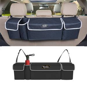 lot 31694 image: YoGi Prime Car Trunk Organizer and Storage, Hanging Organizer for SUV, MPV, Waterproof, Cargo Storage Bag with 4 Pockets, Car Interior Accessories for Men &Women
