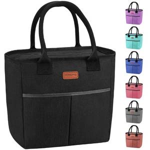 lot 31701 image: FITHOME Insulated Lunch Bag for WomenMen, Reusable Leakproof Cooler Thermal Lunch Box Tote Bags fit for Ice Pack, Adults College Fashion Lunch Bags for WorkPicnicTravel