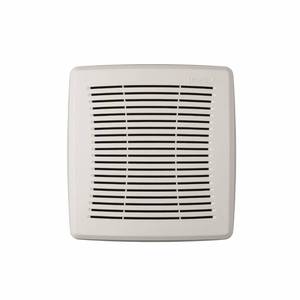 lot 31713 image: Broan-NuTone FGR101 Replacement Square Bathroom Ventilation Exhaust Fan Grille Cover, White