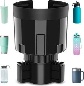 lot 31723 image: AUJEN Cup Holder Expander for Car - Upgraded Extender Cup Holder wOffset Option, Adjustable Car Cup Holder Expander, Versatile Car Accessories��Large Bottles & Big Drinks