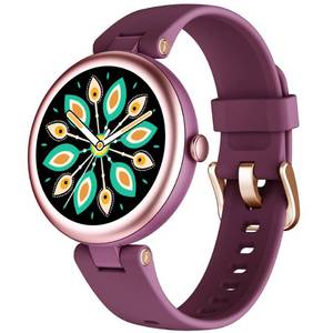 lot 31724 image: SHANG WING Smart Watches for Women Waterproof, Round Womens Watch Smartwatch for iOS Android Phones Fitness Tracker Watch with Heart Rate Monitor Pedometer Sleep Tracker Digital Watch Purple, Lynn