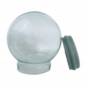 lot 31769 image: Youda Home Decoration DIY Empty Glass Snow Globe Water Snow Globe Accessories Snow Globe kit (D100mm)