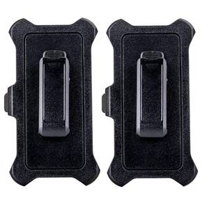 lot 31775 image: 2 Pack Replacement Belt Clip Holster Compatible with Otterbox Defender Series Case for iPhone 146.1  (Belt Clips Only, Case Not Included)