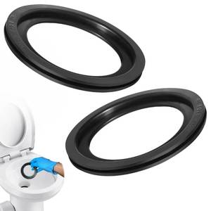 lot 31776 image: RV Toilet Seal, Flush Ball Seal Gasket Replacement 385311658 for Dometic 300310320, High-Grade Rubber, Toilet Seal Parts Solve The Leakage Problem, 2-Pack