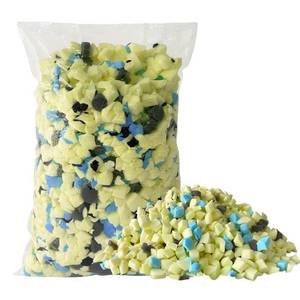 lot 31805 image: Jecqbor 5lbs Shredded Memory Foam Filling for Bean Bag Chair Multi Color, Premium Beanbag Stuffing Memory Foam Refill for Pillow, Cushion, Arts Crafts, Stuffed Animals
