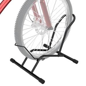 lot 31809 image: UNITEDPOWER Bike Floor Stand, Bike Parking Rack, Adjustable Freestanding Bicycle Storage Stand for IndoorOutdoor 16-29 Wheel Stand