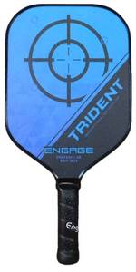 lot 31818 image: Engage Trident Pickleball Paddle, USAPA Approved, New GripTEK Skin and Control Pro 3 core Combined for a Soft Game Feel Experience (Midnight Blue)