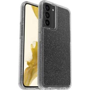 lot 31833 image: OtterBox Galaxy S22 Symmetry Series Case - STARDUST (GLITTERCLEAR), ultra-sleek, wireless charging compatible, raised edges protect camera & screen