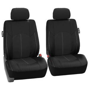 lot 31836 image: FH Group Car Seat Covers Highest Grade Faux Leather Seat Covers Airbag Compatible Black Automotive Seat Cover Front Seats Only with Gift Universal Fit Interior Accessories for Cars Trucks and SUVs