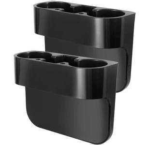lot 31860 image: Heart Horse 2Pcs Car Cup Holder,Seat Cup Cell Phone Drinks Holder with Car Mesh Organizer