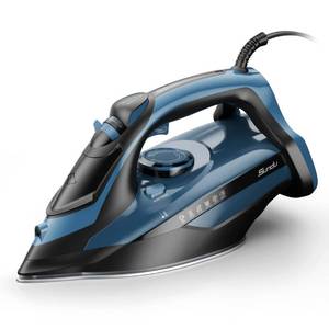 lot 31899 image: Sundu Steam Iron for Clothes with Rapid Heating Ceramic Coated Soleplate, 1700W with Precise Thermostat Dial, Self-Cleaning, Auto-Off, 15.21oz Water Tank for Home Clothes Ironing Use