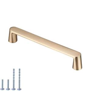 lot 31901 image: AITITAN 10 Pack Gold Cabinet Handles Brushed Brass Cabinet Pulls - 3-34 Inch Hole Centers Gold Drawer Pulls Gold Handles for Cabinets, Dresser Handles and Cupboard Handles