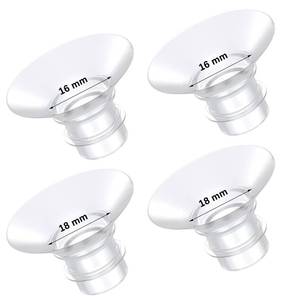 lot 31902 image: Flange Insert 1315171921mm 5PCS Compatible with Lansinoh Elvie Medela Willow go Bellababy Spectra 24mm FlangeShields Wearable Breast Pump, Reduce Nipple Tunnel Size, Pump Parts Replace