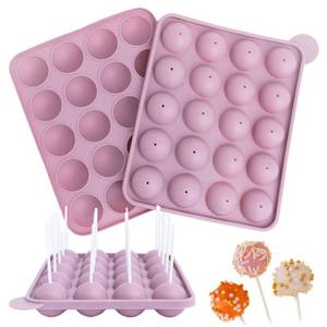 lot 31919 image: Cake Pop Mold made of food grade silicone perfect for popsical cakesicle cake pop fun maker mini molds by Shapeway