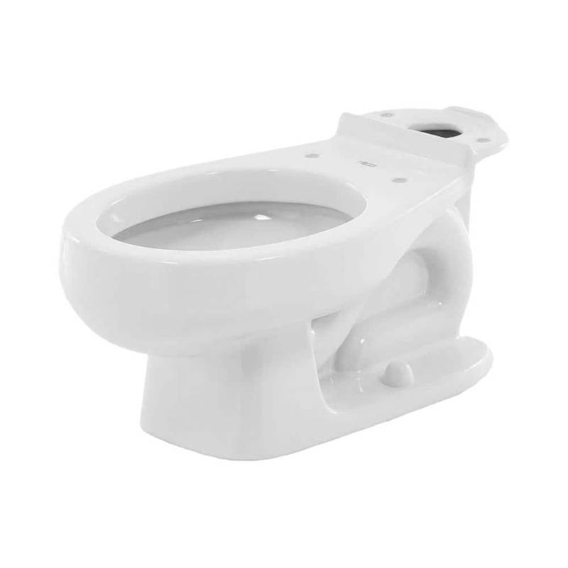 lot 5110 image: American Standard Baby Devoro 1.28 GPF FloWise 10-in High Round Universal Toilet Bowl Only in White - Retail $121.97