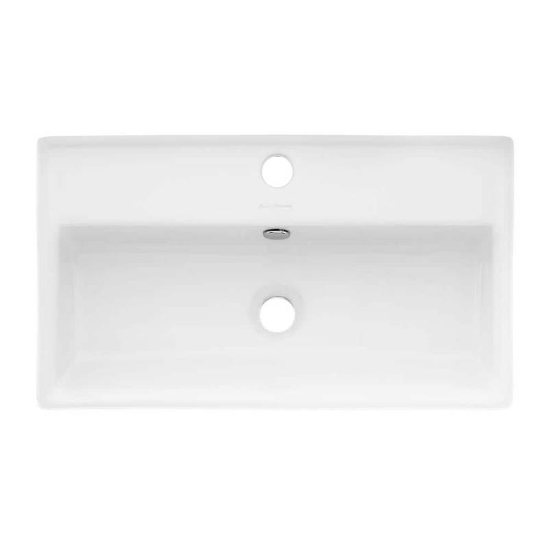 lot 5111 image: Swiss Madison Sm-Ws318 Clair 21-1320 Rectangular Ceramic Wall Mounted Bathroom Sink - - Retail $132.35