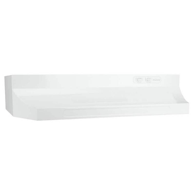 lot 5113 image: NuTone RL6300 30 in. Range Hood in White - RL6330WH - Retail $89