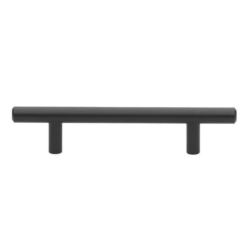 lot 5131 image: GlideRite 3-34 in. Center Modern Cabinet Bar Pull Matte Black Pack of 10
