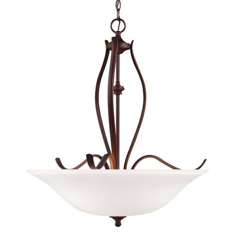 lot 5168 image: Murray Feiss F30043 Pendants Standish Indoor Lighting Oil Rubbed Bronze with Highlights - Retail - $368.00