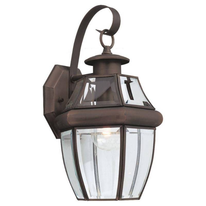 lot 5175 image: Sea Gull Lighting 8067 Lancaster 1 Light Outdoor Lantern Wall Sconce&nbsp- Retail - $189.98