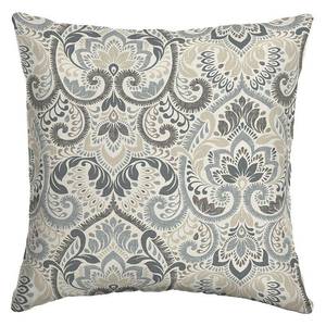 lot 5032 image: Arden Selections 16 x 16 Outdoor Decorative Throw Pillow Neutral Aurora Damask