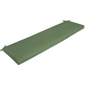 lot 5034 image: Arden Selections Outdoor Bench Cushion 17 x 46 Moss Green Leala