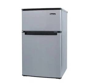 lot 5073 image: Magic Chef 3.1 cu. ft. Mini Fridge in Stainless Look - Retail $199.99