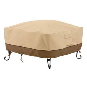 lot 5086 image: Classic Accessories Veranda Water-Resistant 36 Inch Full Coverage Square Fire Pit Cover - Retail $80