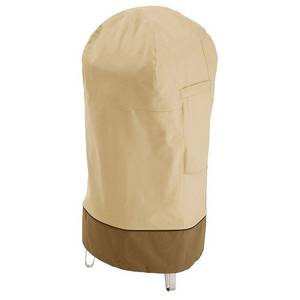 lot 5098 image: Classic Accessories Veranda�� Barrel Smoker Cover - Water Resistant Outdoor Furniture Cover 24 DIA x 30 H Pebble