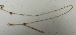 lot 25 image: 14 K gold chain, .5 grams