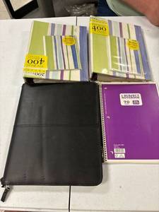 lot 92 image: Photo albums, notebook, portfolio