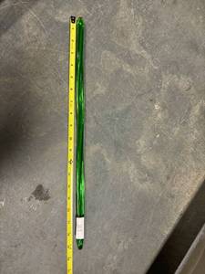 lot 107 image: Depression glass towel rod