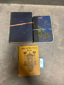 lot 113 image: 3- Antique books