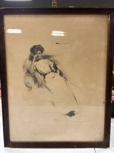 lot 149 image: 1904 J.V. Mcfall illustration print, Pals