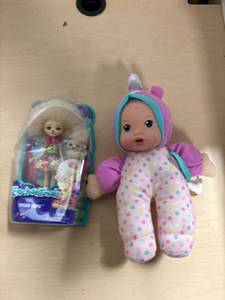 lot 163 image: Baby doll, enchantimals nib
