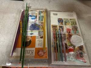 lot 223 image: Knitting and crocheting needles
